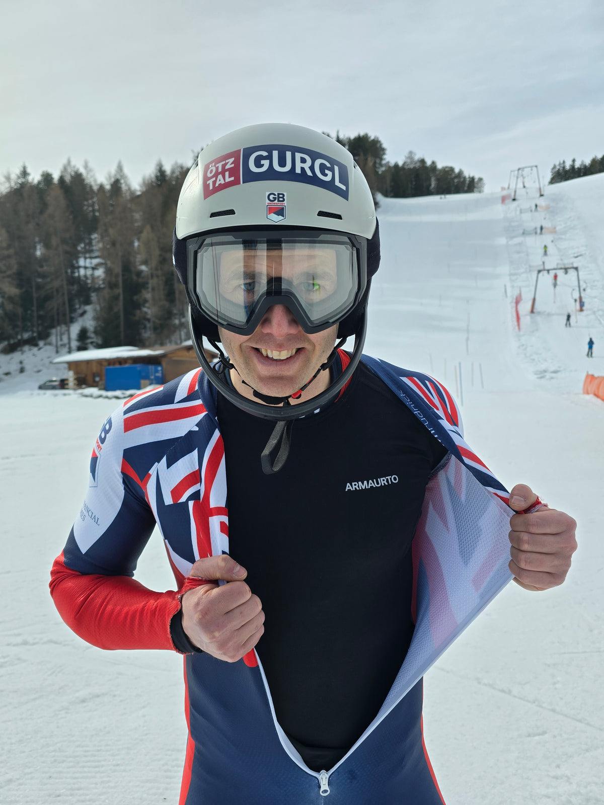 Men's Shoulder and Elbow Impact Protection Active Warm Thermal Long Sleeve Crew Neck Base Layer