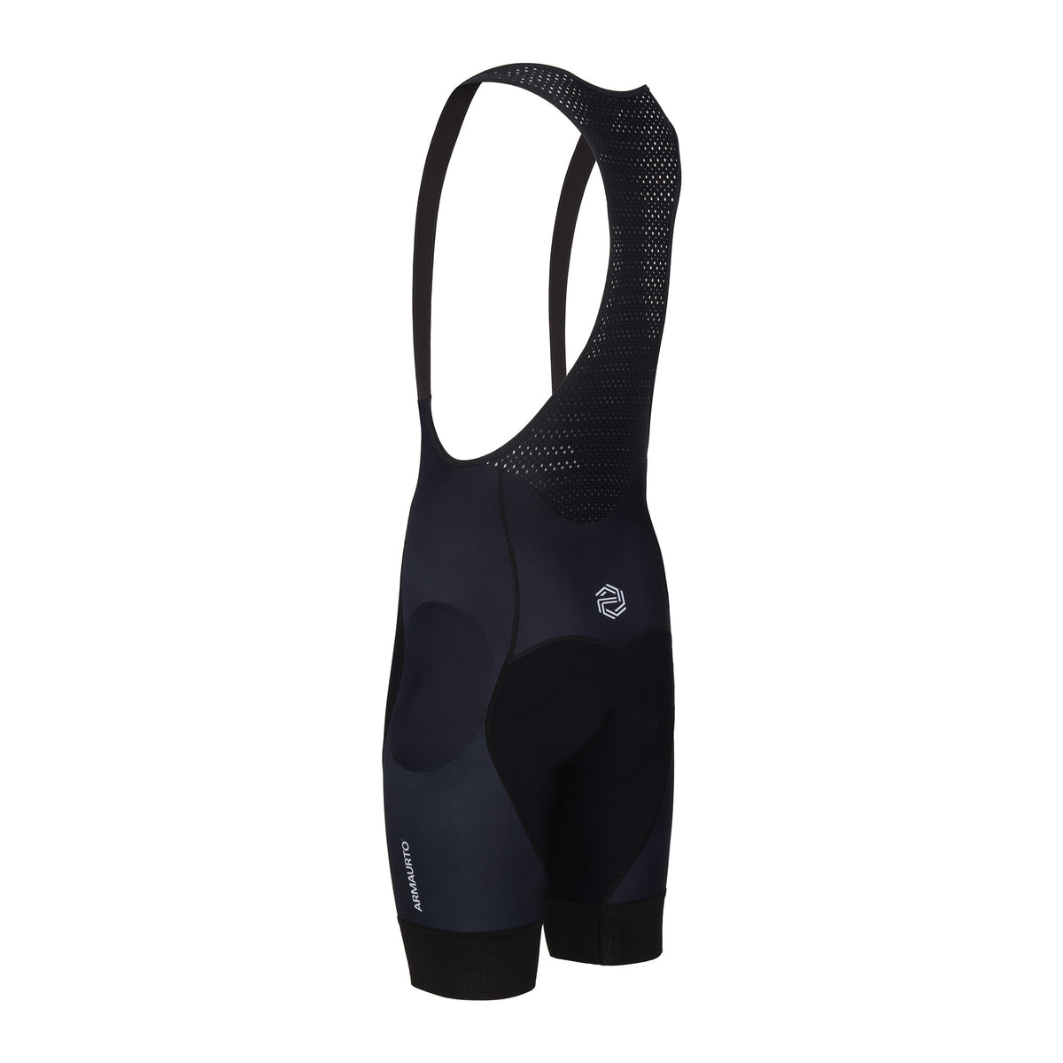 IP Collection Bib shorts with Hip Impact Protection - White logo and icon