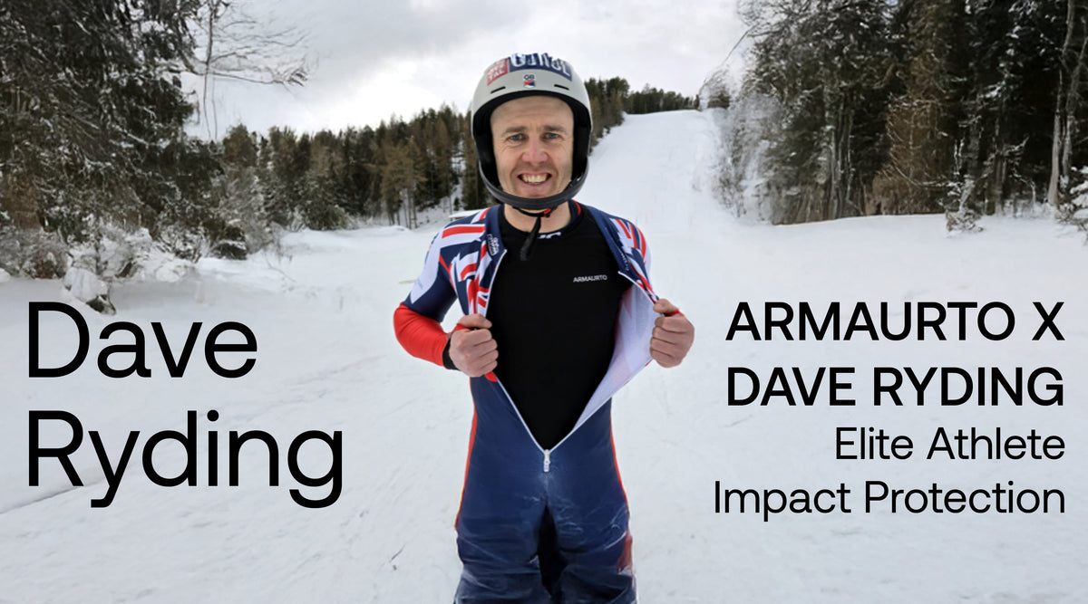 Men's Shoulder and Elbow Impact Protection Active Warm Thermal Long Sleeve Crew Neck Base Layer