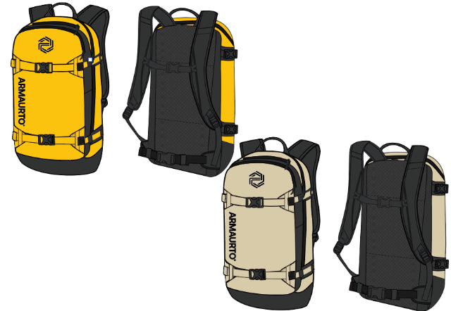 IP Crossover Backpack complete with Back Protector - Black