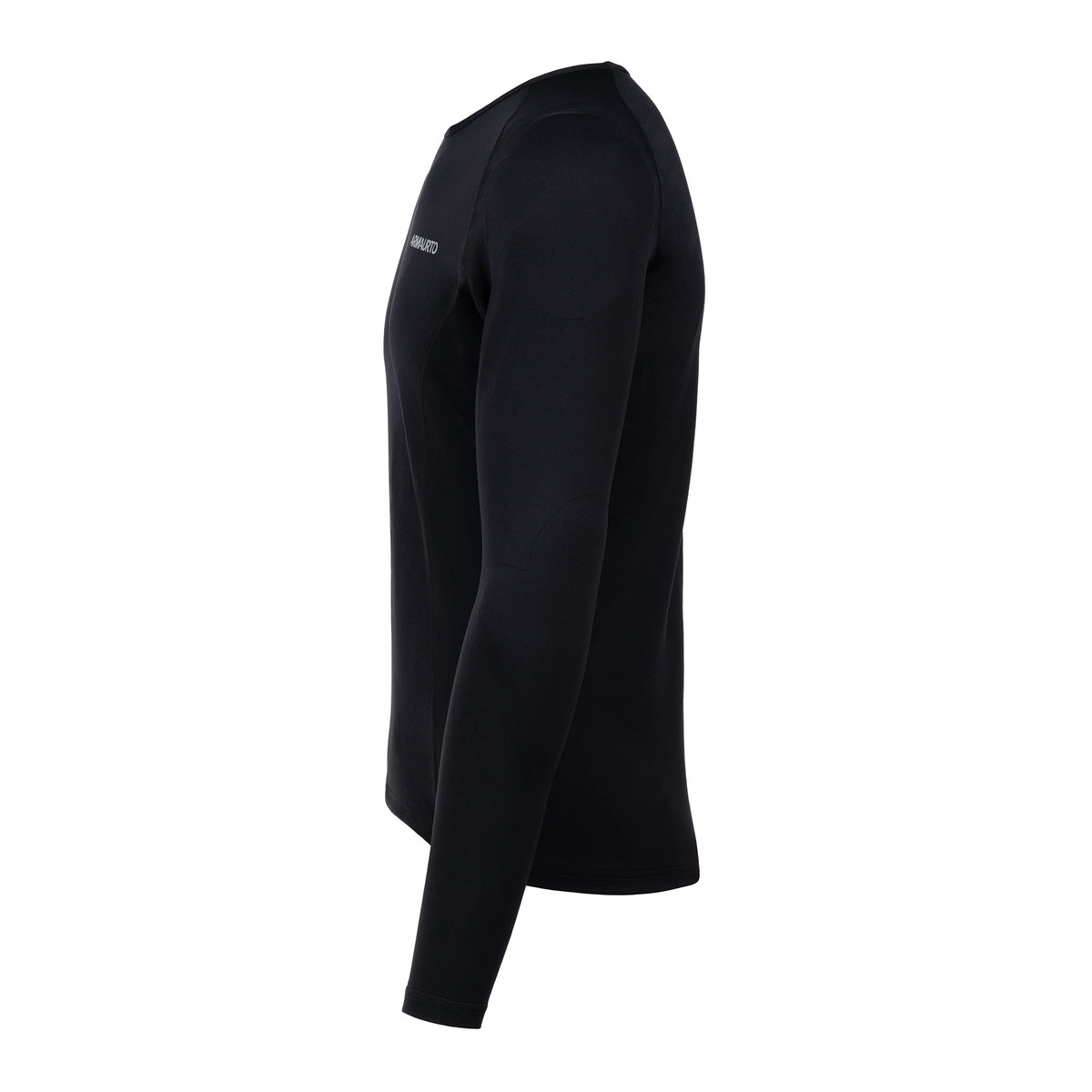 Men's Shoulder and Elbow Impact Protection Active Warm Thermal Long Sleeve Crew Neck Base Layer