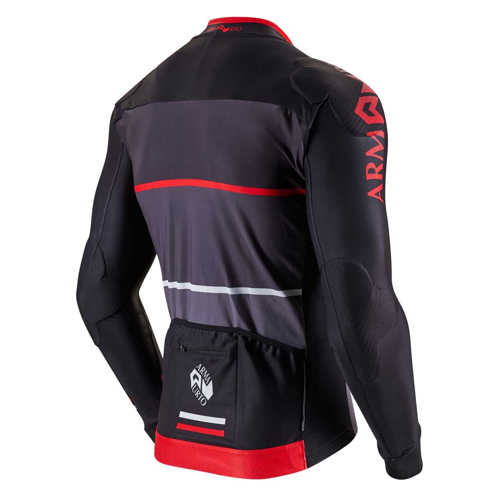 Team Long Sleeve Jersey Red Rear
